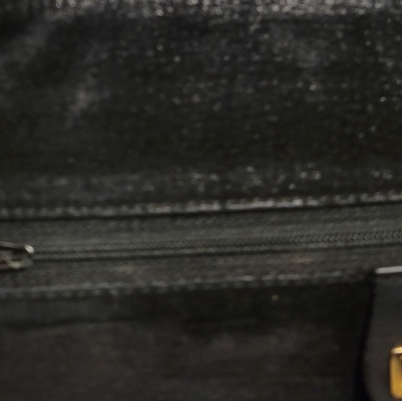 Authentic GUCCI Vintage Shoulder Cross Body Bag Black Leather - Picture 7 of 13